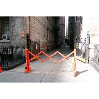 Multi-Gate Barricade, 43" H x 90" L, Orange Dufferin Supply