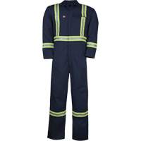 Westex UltraSoft&reg; Unlined Coveralls, Size Large (Tall), Navy Blue, 12.4 cal/cm2 Dufferin Supply