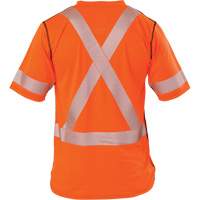 T-shirt &agrave; manches courtes haute visibilit&eacute; Polartec Power Grid, Polyester, Petit, Orange Dufferin Supply