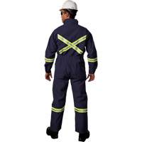 Combinaisons avec mat&eacute;riau r&eacute;fl&eacute;chissant de luxe Westex UltraSoft, Taille 36, Bleu marine, 8,7 cal/cm² Dufferin Supply