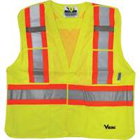 Veste de s&eacute;curit&eacute;, Jaune lime haute visibilit&eacute;, 2T-Grand/3T-Grand, Polyester Dufferin Supply