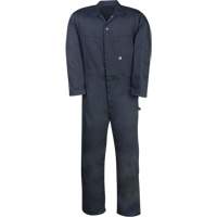 Industrial Work Coveralls, Men's, Navy Blue, Size 36 Dufferin Supply
