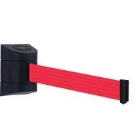 TensaBarrier<sup>®</sup> Wall Mounted Unit, Plastic, Screw Mount, 30', Red Tape SGP301 | Dufferin Supply