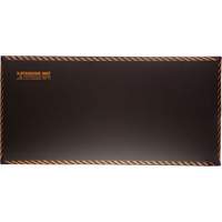 Tapis anti-fatigue pour travail debout, Lisse, 18" x 36" x 1", Noir, Caoutchouc Dufferin Supply