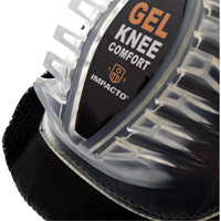All-Terrain Knee Pads, Hook and Loop Style, Plastic Caps, Gel Pads Dufferin Supply
