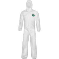MicroMax&reg; NS Cool Suit Coveralls, Small, White, Microporous/Polypropylene Dufferin Supply