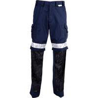 High Visibility Pants, Poly-Cotton, 32, Navy Blue Dufferin Supply
