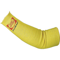 1-Ply Tube Sleeves, Kevlar<sup>®</sup>, 10", ANSI Level 3/ASTM F-1790, Yellow SGP877 | Dufferin Supply