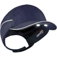 Skullerz<sup>®</sup> 8965 Lightweight Bump Cap Hat with LED Lighting, Navy Blue SGQ309 | Dufferin Supply