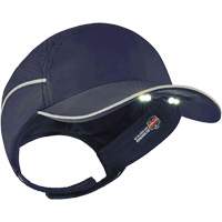 Skullerz<sup>®</sup> 8965 Lightweight Bump Cap Hat with LED Lighting, Navy Blue SGQ310 | Dufferin Supply