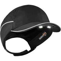 Skullerz<sup>®</sup> 8965 Lightweight Bump Cap Hat with LED Lighting, Black SGQ316 | Dufferin Supply