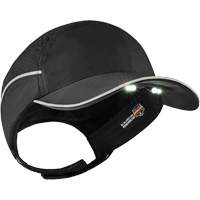 Skullerz<sup>®</sup> 8965 Lightweight Bump Cap Hat with LED Lighting, Black SGQ317 | Dufferin Supply