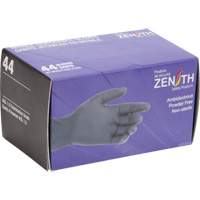 Gants jetables en paquets pour distributeur, 2T-Grand, Nitrile, 5 mils, Sans poudre, Noir Dufferin Supply