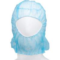 Disposable Hood, Polypropylene, Blue Dufferin Supply