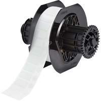 B33 Series Chemical Resistant Laboratory & Vial Top Labels, Polyester, 1" L x 0.5" H, White Dufferin Supply