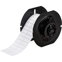 B33 Series Chemical Resistant Laboratory Labels, Polyester, 1" L x 0.375" H, White Dufferin Supply