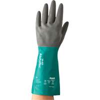 Gants r&eacute;sistants aux produits chimiques AlphaTec s&eacute;rie 58-435, Taille 7, 15" lo, Nitrile, Doublure en Coton/Ouat&eacute;e, 10 mils Dufferin Supply