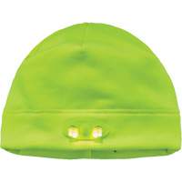 N-Ferno&reg; Skull Cap Beanie Hat with LED Lights, One Size, High-Visibility Lime Green Dufferin Supply
