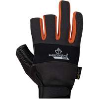 Clutch Gear&reg; Open-Finger Framers Gloves, Synthetic Palm, Size Small Dufferin Supply