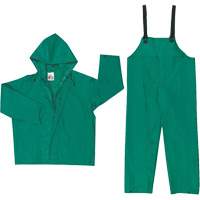 Dominator Limited Flammability Rain Suit, Large, Green Dufferin Supply