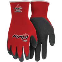 Gants enduits Flex Ninja, Grand, R&ecirc;vetement Latex de caoutchouc, Calibre 15, Enveloppe en Nylon Dufferin Supply