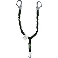 Miller&reg; Arc-Rated Shock-Absorbing Lanyard, 6', Locking Snap Hook Center, Locking Snap Hook Leg Ends, Kevlar&reg; Dufferin Supply