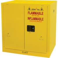 Flammable Storage Cabinet, 22 gal., 2 Door, 35" W x 35" H x 22" D Dufferin Supply