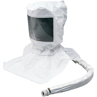 Replacement Tyvek<sup>®</sup> Maintenance Free Hood Assembly with Suspension, Universal, Soft Top, Single Shroud SGU785 | Dufferin Supply