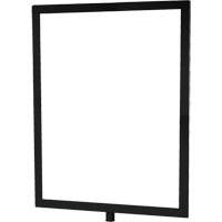 Heavy-Duty Vertical Sign Holder for Classic Posts, Black SGU841 | Dufferin Supply
