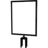 Heavy-Duty Horizontal Sign Holder with Tensabarrier<sup>®</sup> Post Adapter, Black SGU846 | Dufferin Supply