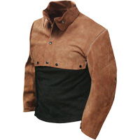 Standard Grade Leather Cape Sleeve, 2X-Large, Brown Dufferin Supply