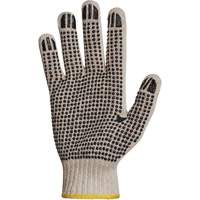 Sure Grip&reg; PVC Dotted String Knit Glove, Poly/Cotton, Single Sided, 7 Gauge, X-Small Dufferin Supply
