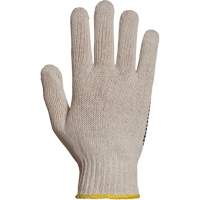 Sure Grip&reg; PVC Dotted String Knit Glove, Poly/Cotton, Single Sided, 7 Gauge, X-Small Dufferin Supply