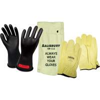 Salisbury  Electrical-Insulating Glove Kit, ASTM Class 0, Size 9, 11" L Dufferin Supply