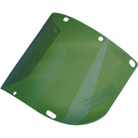 Dynamic Formed Faceshield, Polycarbonate, Green Tint Dufferin Supply