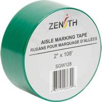 Aisle Marking Tape, 2" x 108', PVC, Green Dufferin Supply