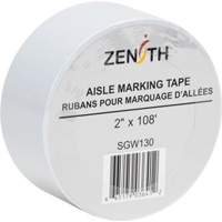 Ruban pour marquage d'all&eacute;es, 2" x 108', PVC, Blanc Dufferin Supply