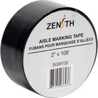 Aisle Marking Tape, 2" x 108', PVC, Black SGW132 | Dufferin Supply