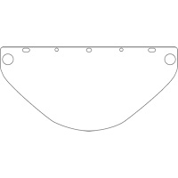 Visi&egrave;re de s&eacute;curit&eacute; universelle Dynamic, Polycarbonate, Teinte Transparent Dufferin Supply