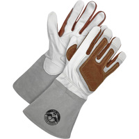 Gander Brand TIG Welder's Gloves with Heat Patch, Grain Goatskin, Size Small Dufferin Supply