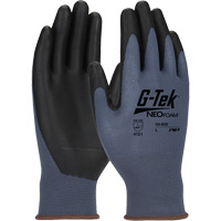 G-Tek&reg; NeoFoam&reg; Seamless Knit Coated Gloves, X-Small, Polyurethane Coating, 15 Gauge, Nylon Shell Dufferin Supply