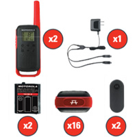 TalkAbout™ Two-Way Radios, FRS Radio Band, 22 Channels, 32 km Range SGW761 | Dufferin Supply