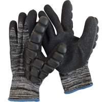 Anti-Impact Coated Hammer Gloves, 8/Medium, Synthetic Palm, Elastic Cuff Dufferin Supply