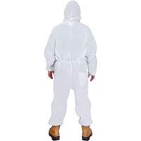 Hooded Coveralls, Medium, White, SMS Dufferin Supply