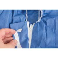 Hooded Coveralls, Medium, Blue, SMS Dufferin Supply