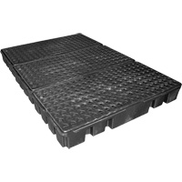 Black Diamond Low Profile Spill Pallet, 76.5 US gal. Spill Capacity, 72" x 49" x 6.5" Dufferin Supply