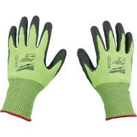 High Visibility Dipped Gloves, Size Small, 15 Gauge, Polyurethane Coated, Polyethylene Shell, ASTM ANSI Level A5 Dufferin Supply
