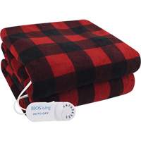 Buffalo Plaid Electric Throw Blanket, Polyester SGX709 | Dufferin Supply
