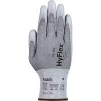 HyFlex&reg; 11-755 Cut Resistant Gloves, Size 6, 18 Gauge, Polyurethane Coated, Polyester/HPPE/Tungsten/Spandex Shell, ASTM ANSI Level A5/EN 388 Level E Dufferin Supply