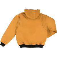 Blouson d'aviateur en toile lourde avec capuchon, Hommes, Petit, Brun Dufferin Supply